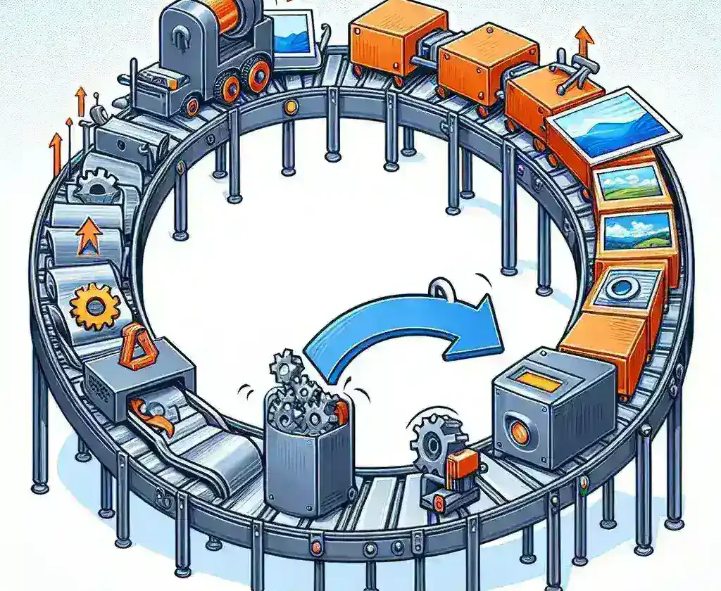 "Imagem ilustrativa do processo de conversão de arquivos HEIC para JPG, destacando ferramentas e soluções eficientes para transformar imagens de alta qualidade, conforme descrito no guia completo sobre conversão de formatos."