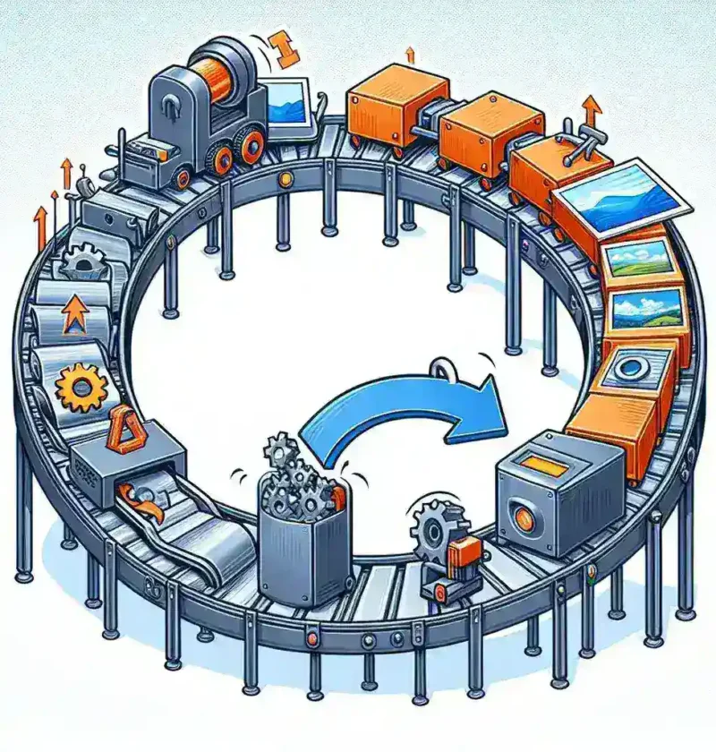 "Imagem ilustrativa do processo de conversão de arquivos HEIC para JPG, destacando ferramentas e soluções eficientes para transformar imagens de alta qualidade, conforme descrito no guia completo sobre conversão de formatos."