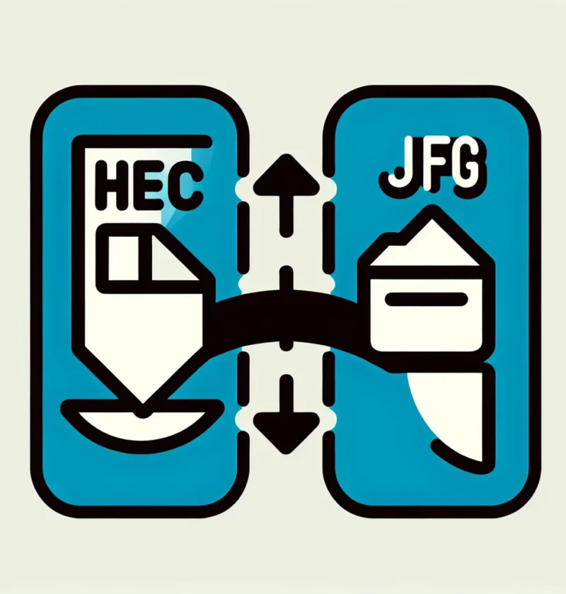 "Passo a passo para converter HEIC em JPG facilmente, ilustrado com uma captura de tela do processo de conversão de arquivos em um software de edição de imagem."